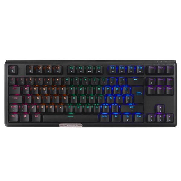 Rampage CLAW Siyah RED SWITCH Rainbow TKL Mekanik Gaming Oyuncu Klavye