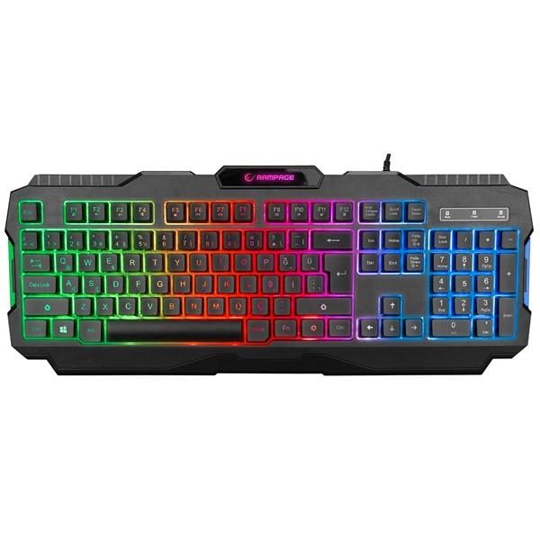 Rampage KB-RX5 SCORPY Rainbow Aydınlatmalı USB Gaming Oyuncu Klavyesi