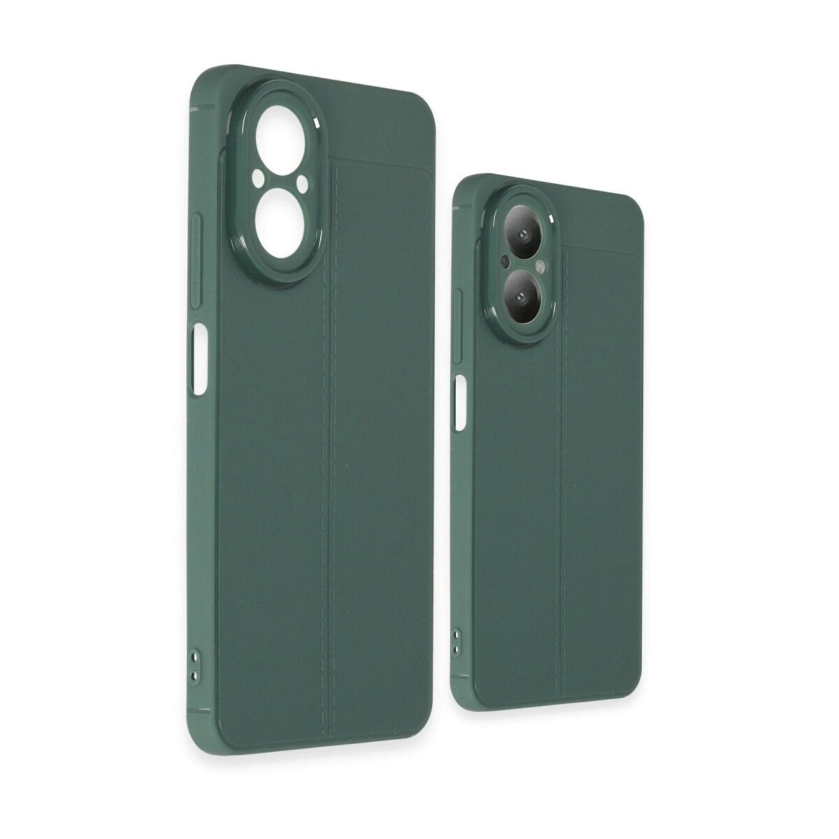 Realme 12 Lite Kılıf Auto Focus Kapak - Koyu Yeşil