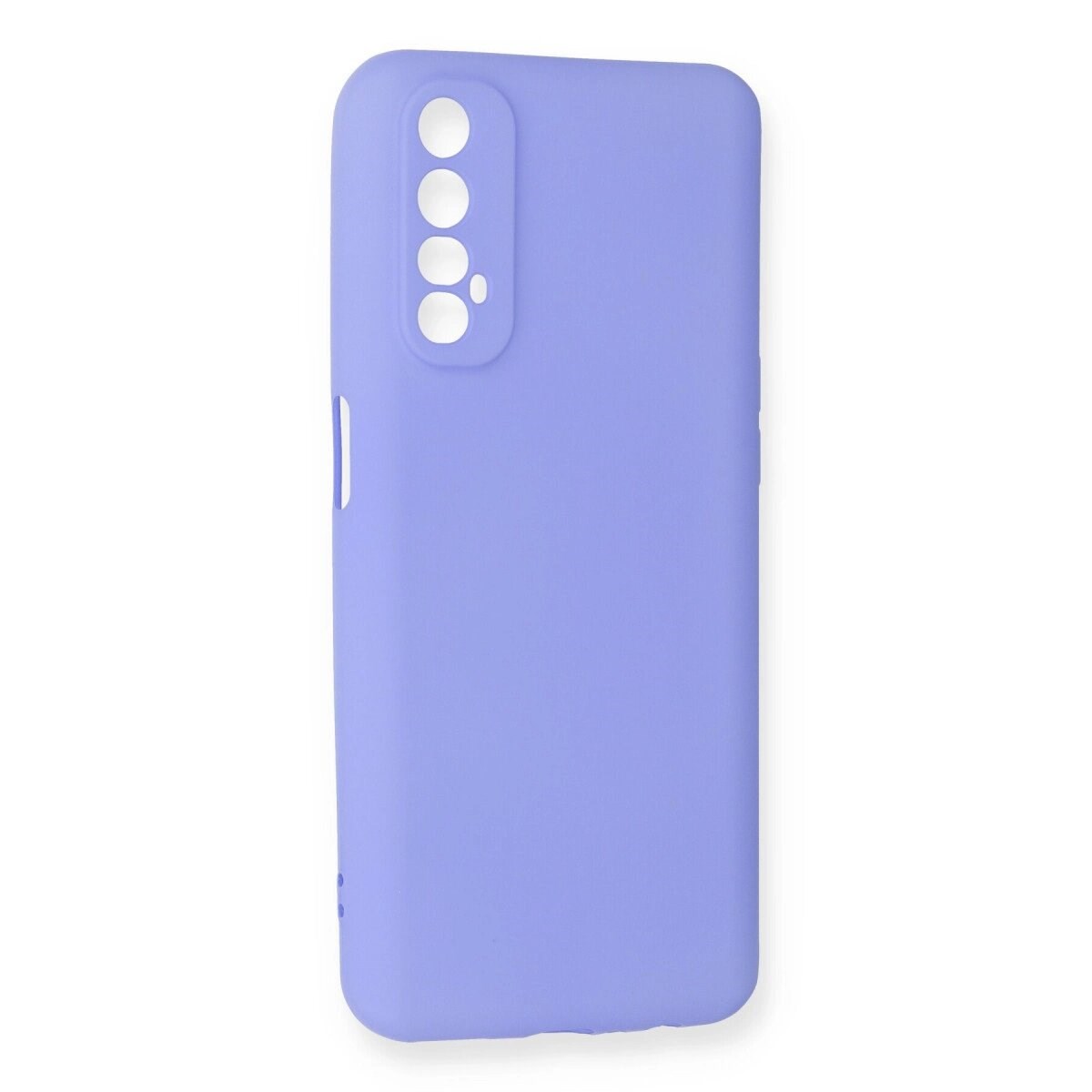 Realme 7 Kılıf First Silikon - Lila