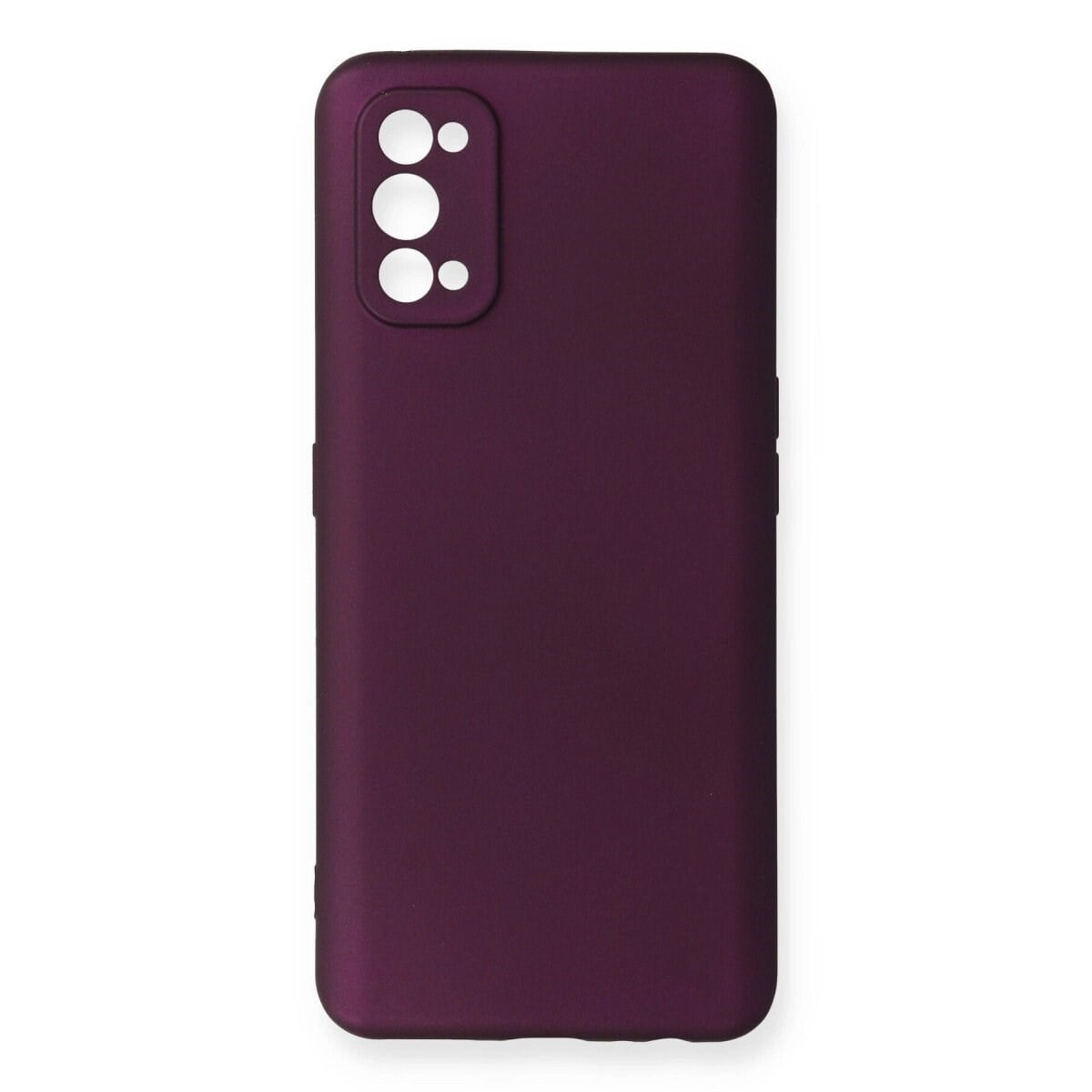 Realme 7 Pro Kılıf First Silikon - Mürdüm