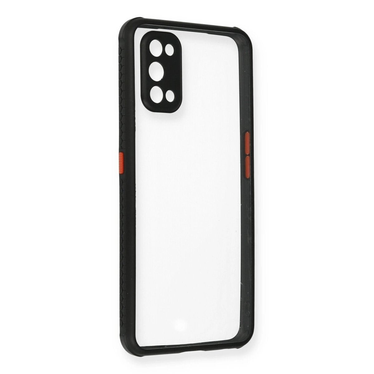 Realme 7 Pro Kılıf Miami Şeffaf Silikon - Siyah
