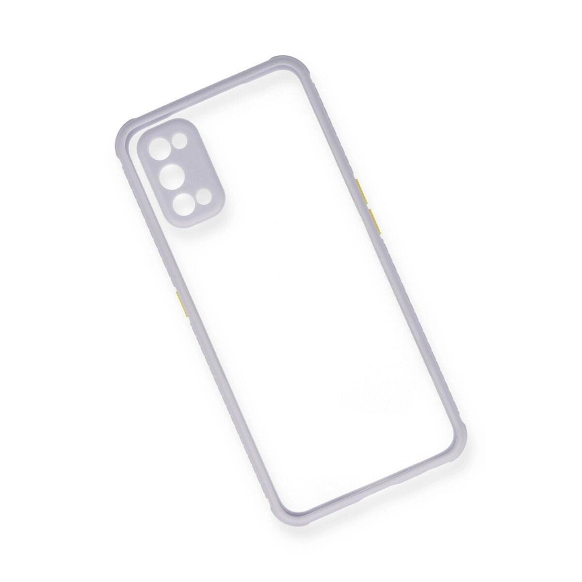 Realme 7 Pro Kılıf Miami Şeffaf Silikon - Lila