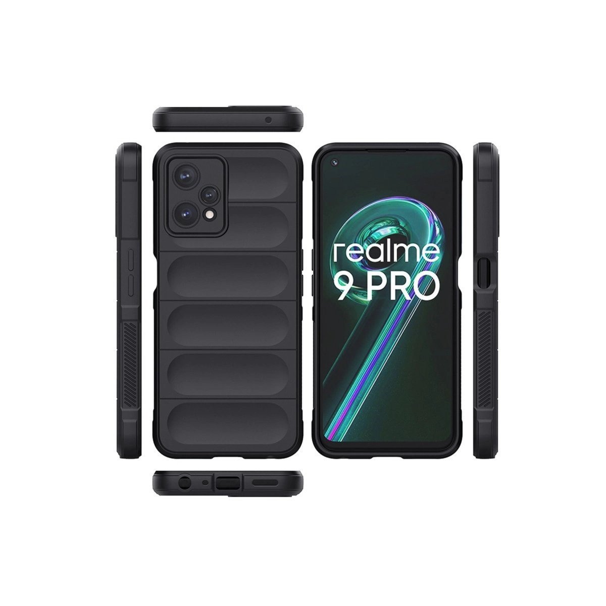 Realme 9 Pro 5g Kılıf Optimum Silikon - Kırmızı