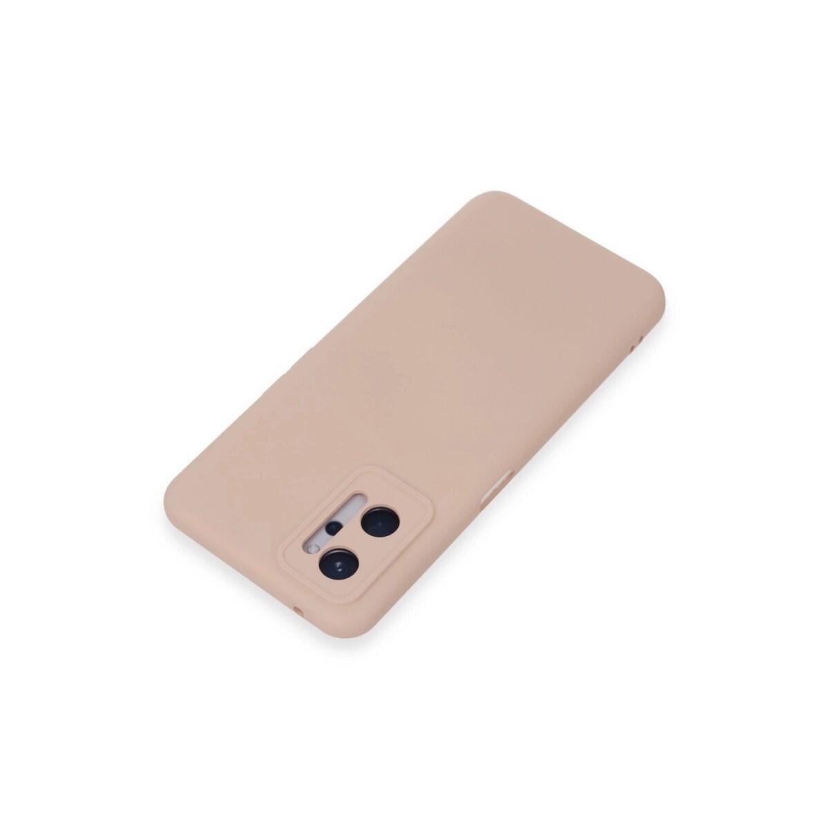 Realme 9i 4g Kılıf Nano İçi Kadife Silikon - Pudra