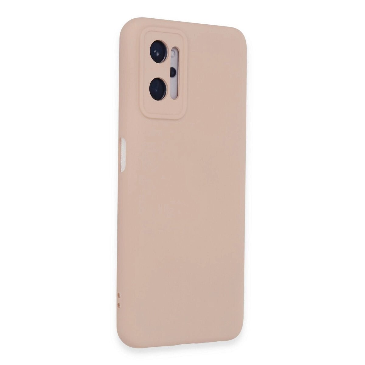 Realme 9i 4g Kılıf Nano İçi Kadife Silikon - Pudra