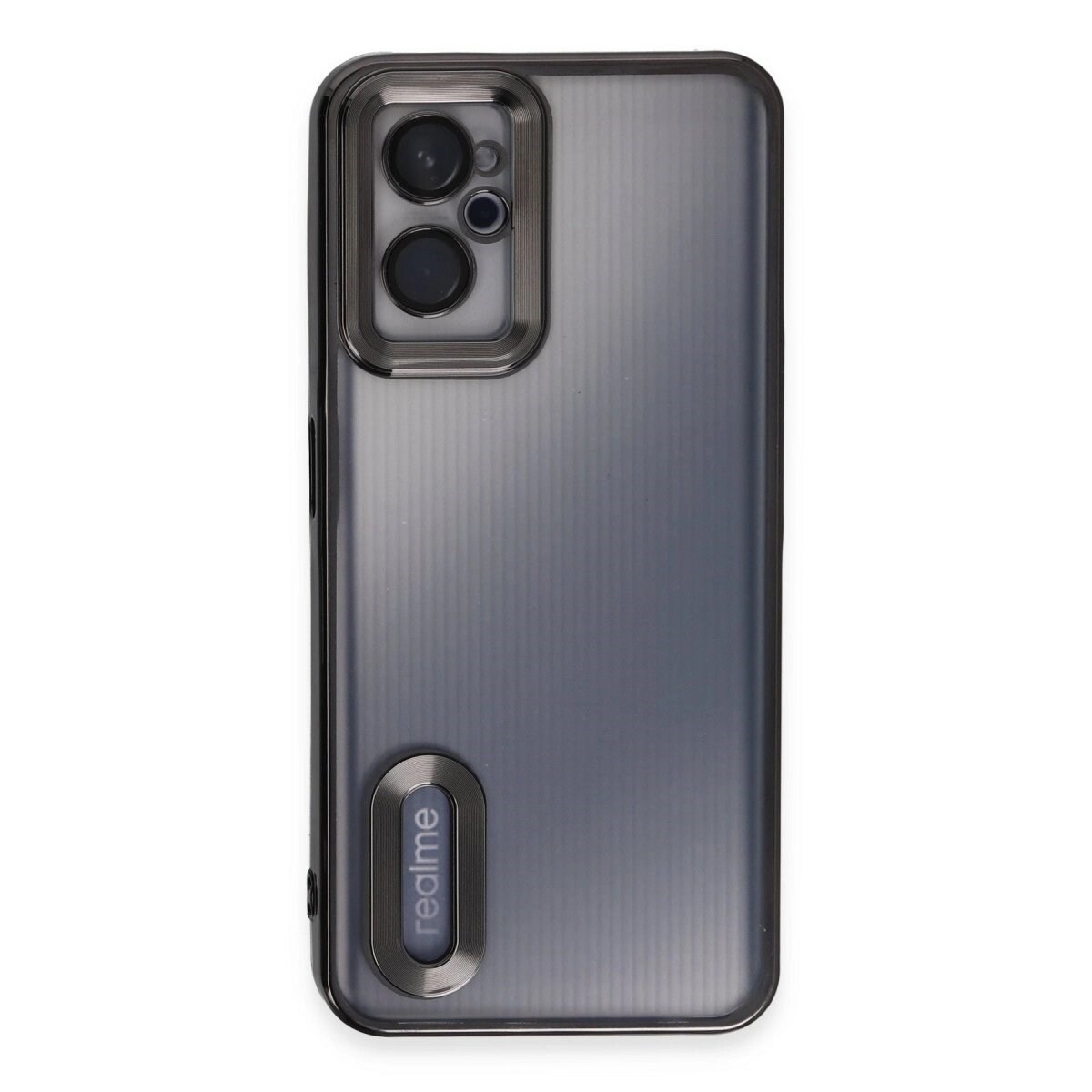Realme 9i 4g Kılıf Slot Silikon - Siyah