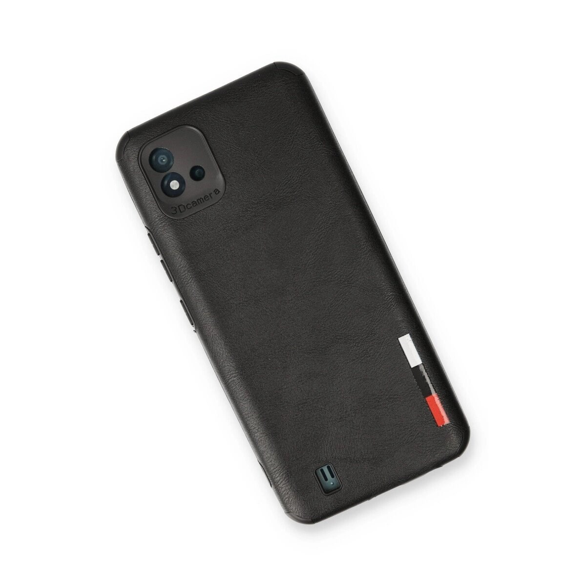 Realme C11 2021 Kılıf Loop Deri Silikon - Siyah