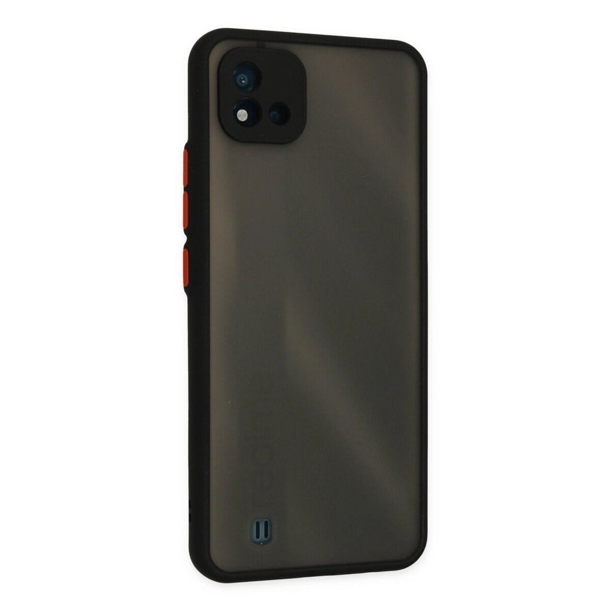 Realme C11 2021 Kılıf Montreal Silikon Kapak - Siyah