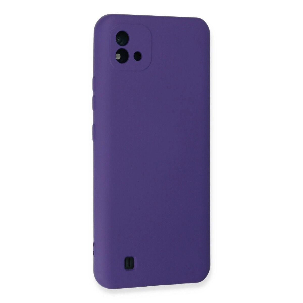 Realme C11 2021 Kılıf Nano İçi Kadife Silikon - Mor