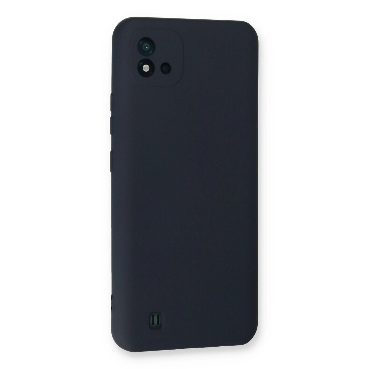 Realme C11 2021 Kılıf Nano İçi Kadife Silikon - Lacivert