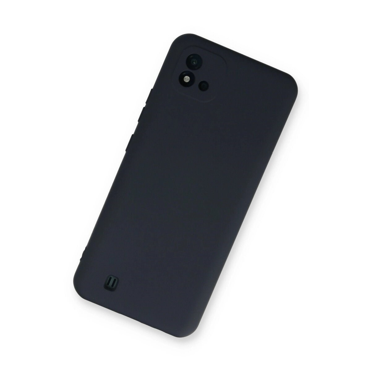 Realme C11 2021 Kılıf Nano İçi Kadife Silikon - Lacivert
