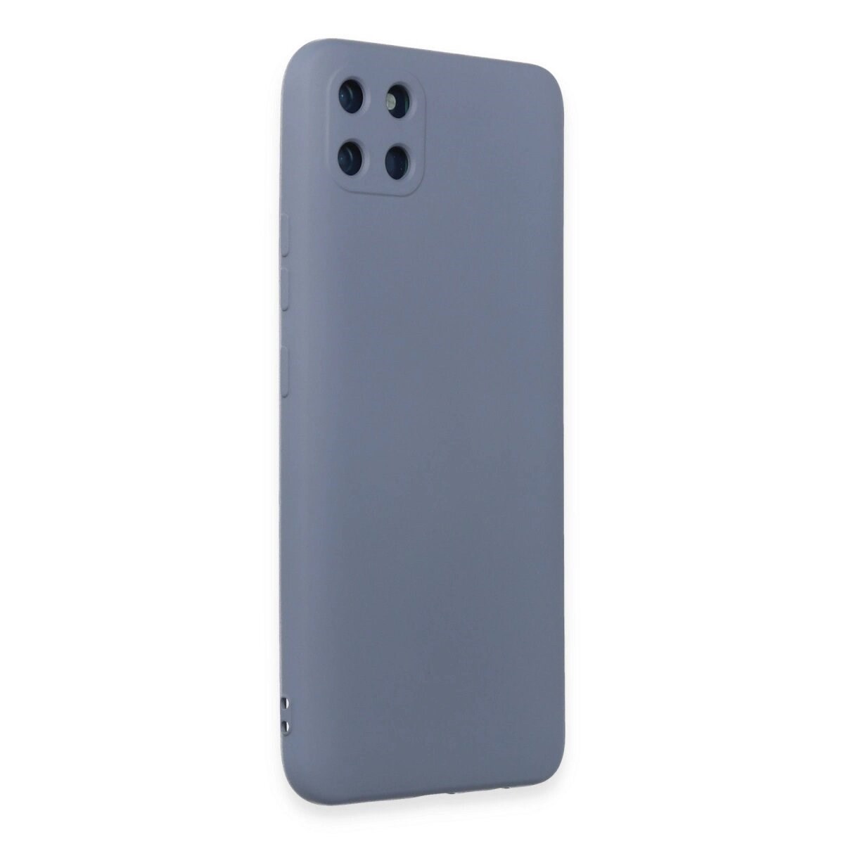 Realme C11 Kılıf Nano İçi Kadife Silikon - Gri