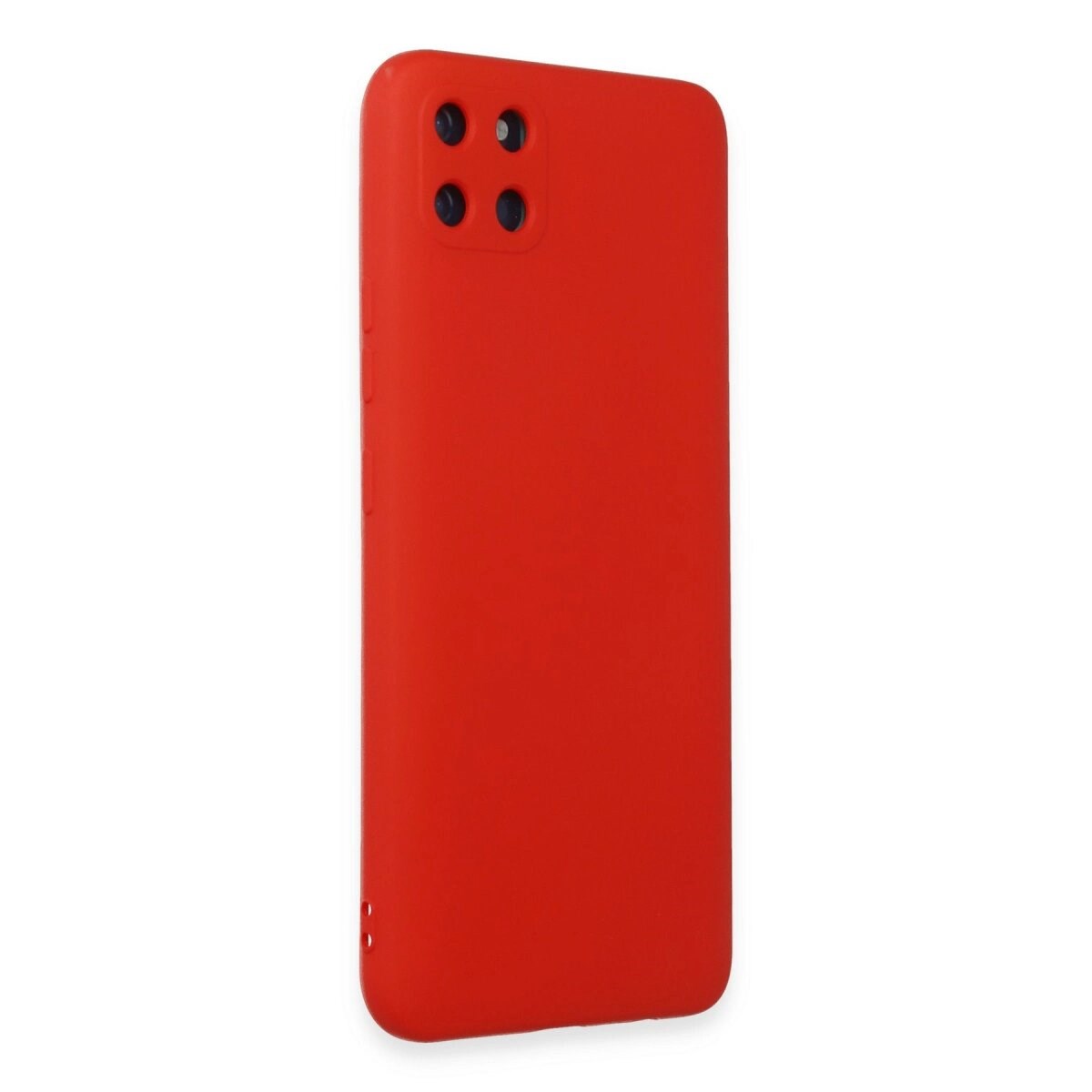 Realme C11 Kılıf Nano İçi Kadife Silikon - Kırmızı