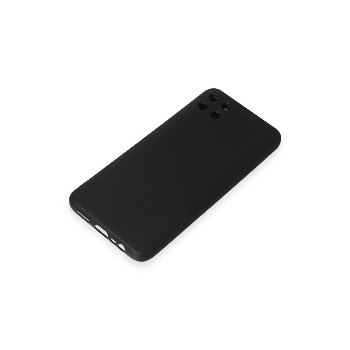 Realme C11 Kılıf Nano İçi Kadife Silikon - Siyah