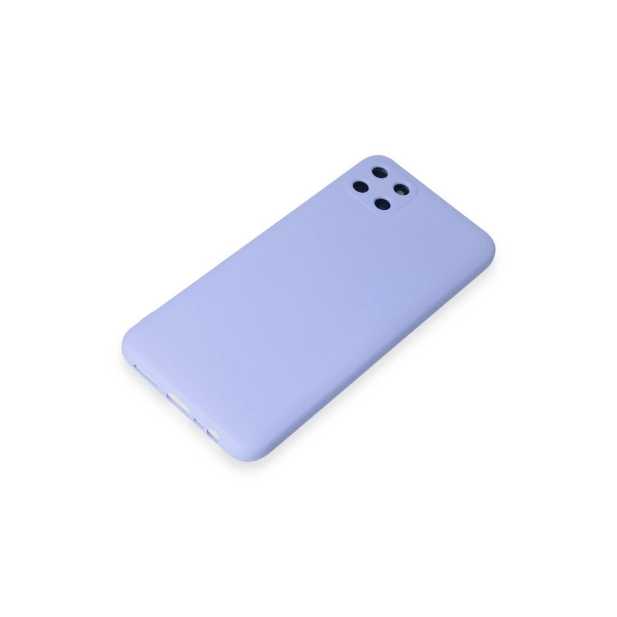 Realme C11 Kılıf Nano İçi Kadife Silikon - Lila