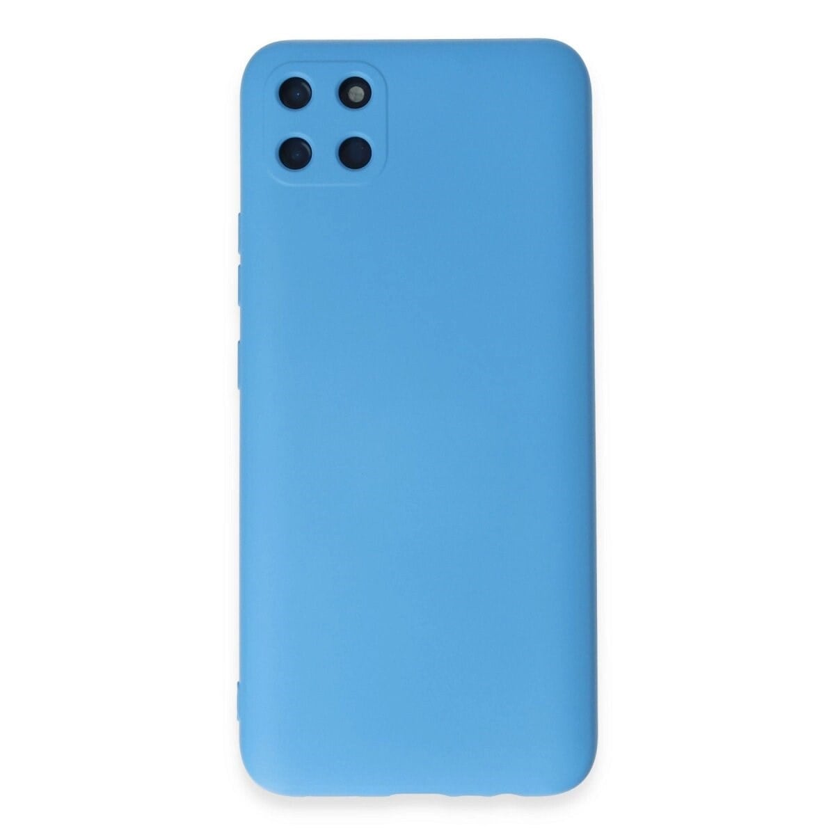 Realme C11 Kılıf Nano İçi Kadife Silikon - Mavi