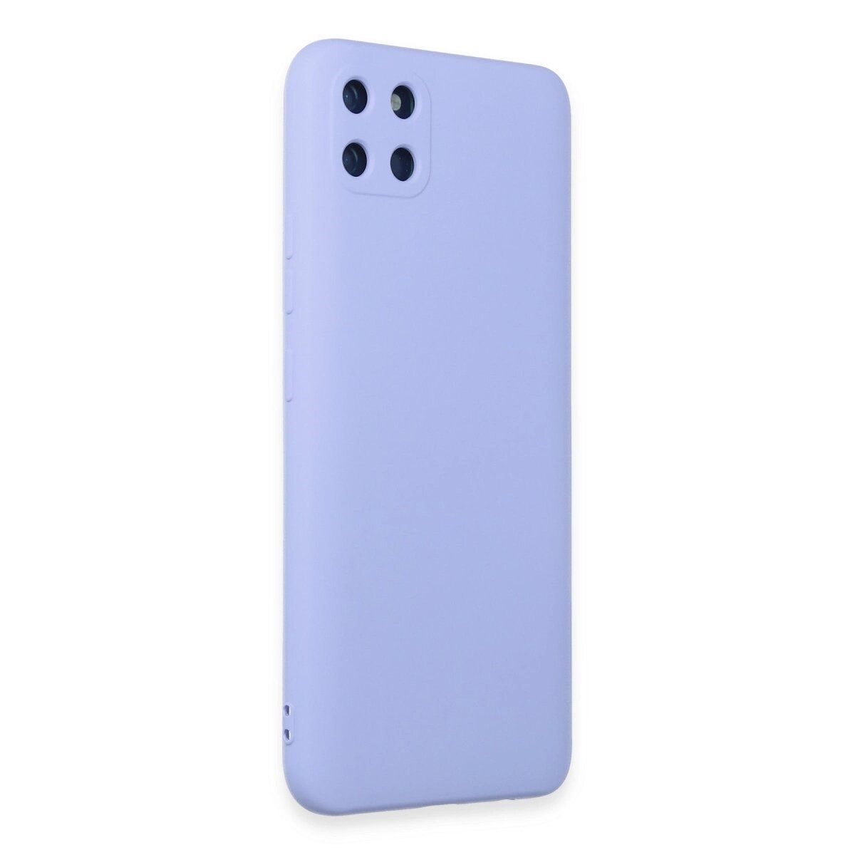 Realme C11 Kılıf Nano İçi Kadife Silikon - Lila