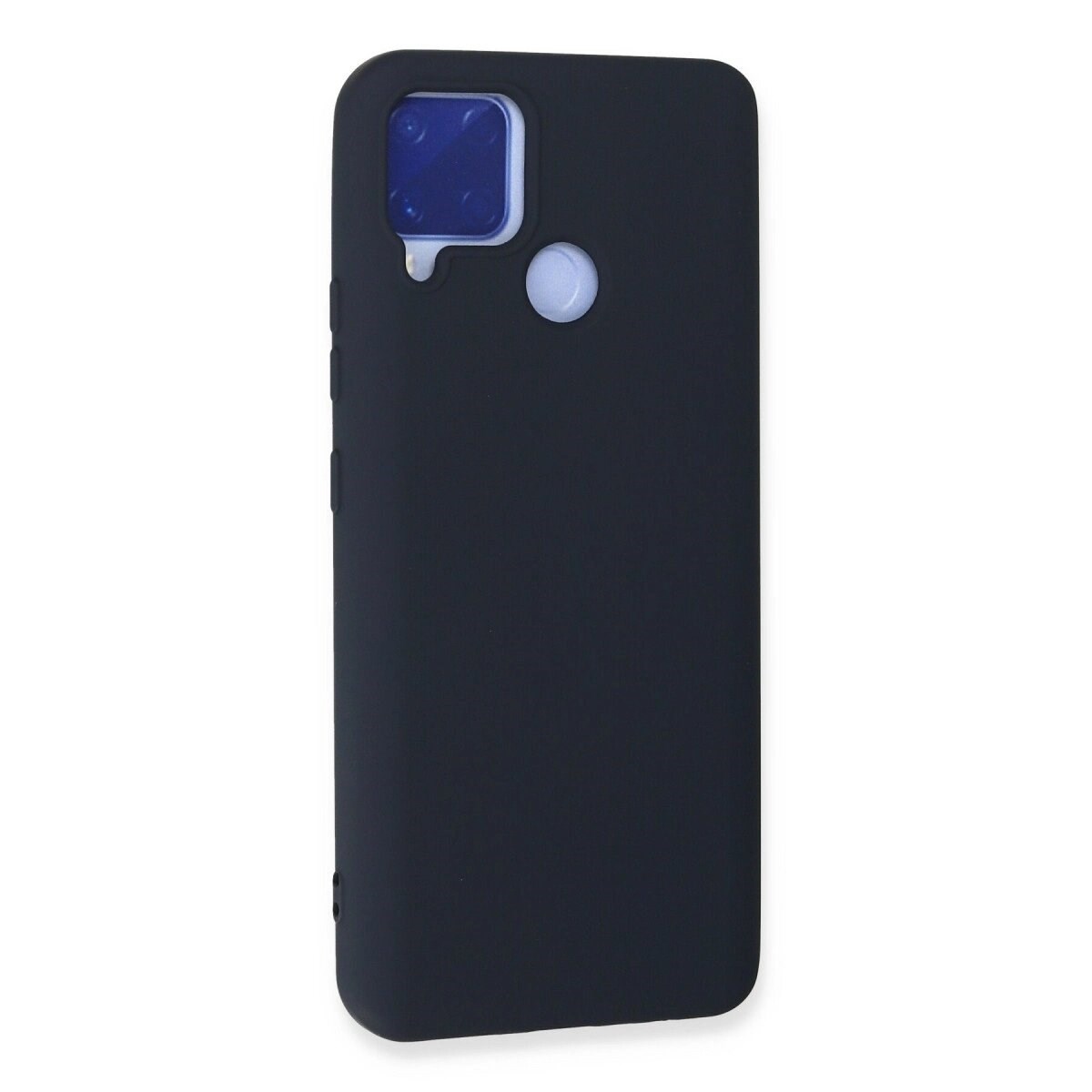 Realme C15 Kılıf Nano İçi Kadife Silikon - Lacivert