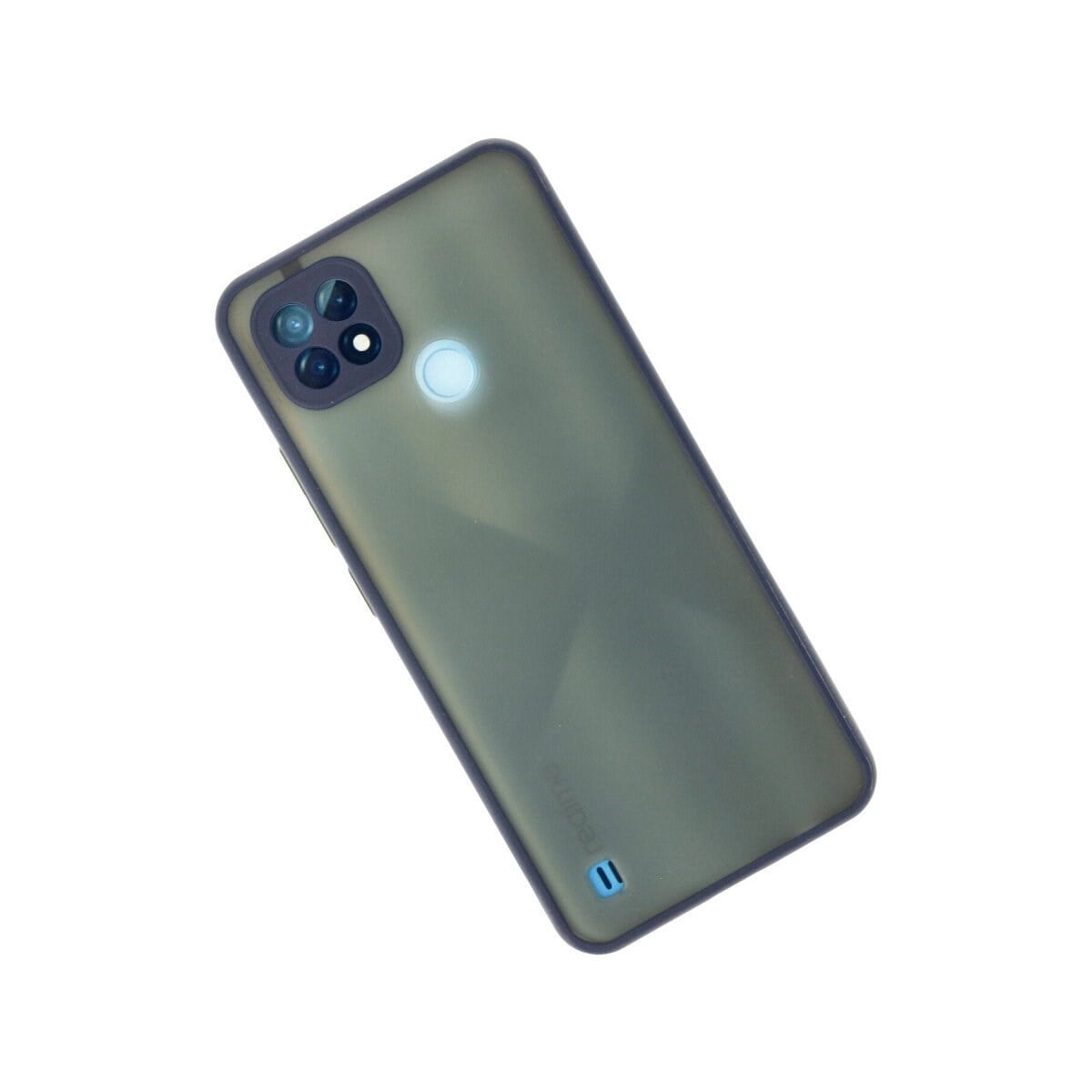 Realme C21 Kılıf Montreal Silikon Kapak - Lacivert
