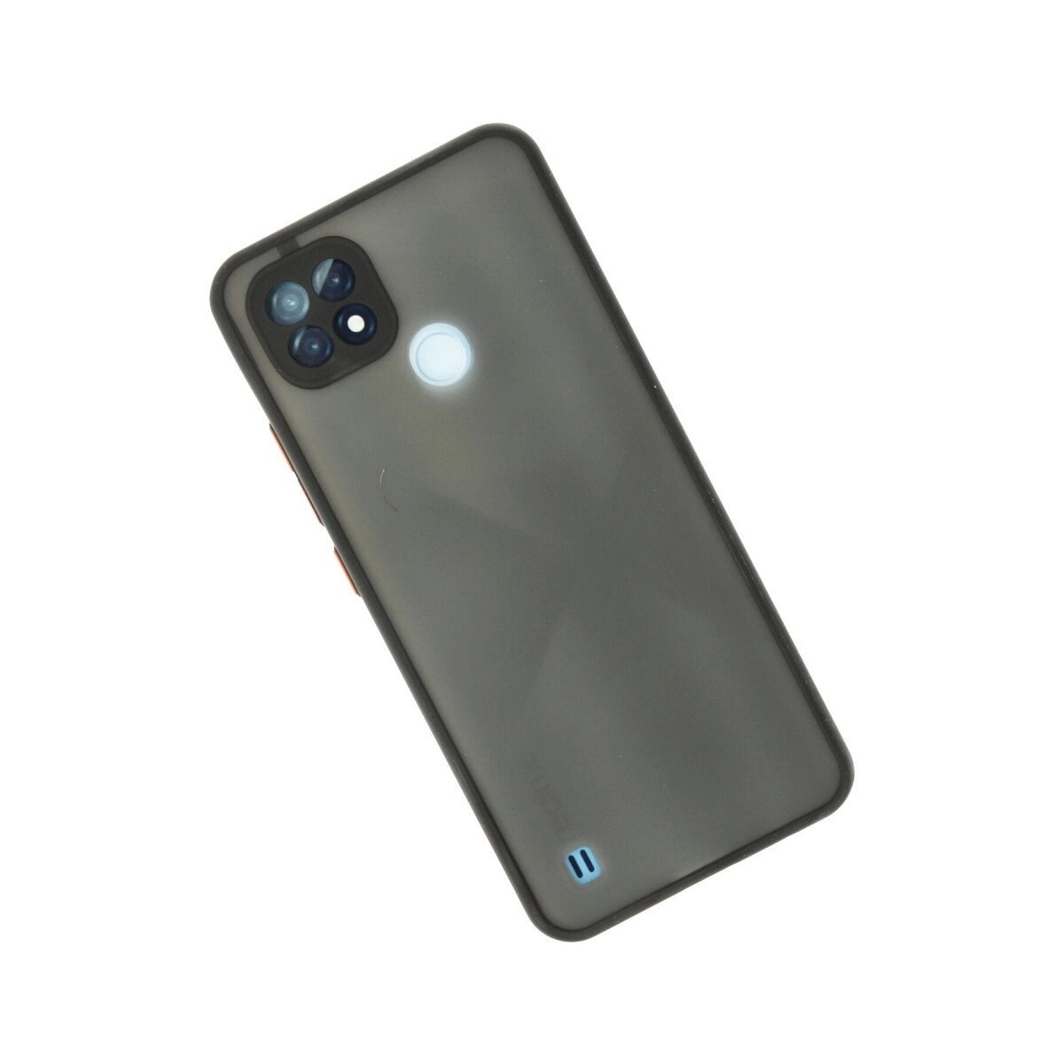 Realme C21 Kılıf Montreal Silikon Kapak - Siyah