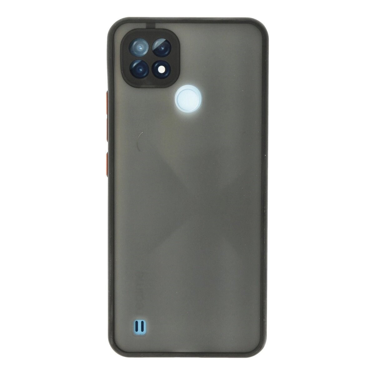 Realme C21 Kılıf Montreal Silikon Kapak - Siyah