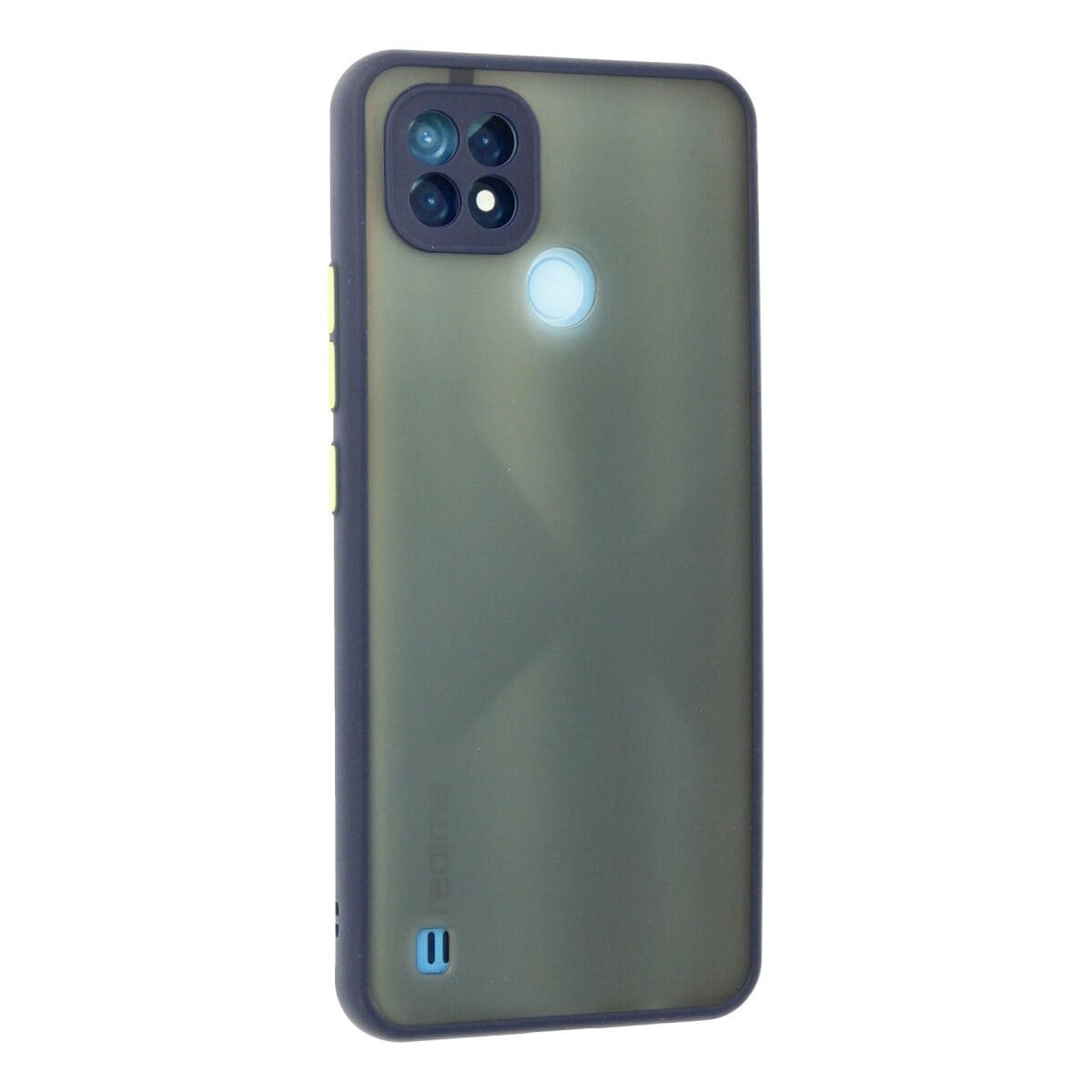 Realme C21 Kılıf Montreal Silikon Kapak - Lacivert