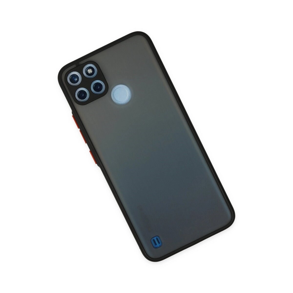 Realme C21y Kılıf Montreal Silikon Kapak - Siyah
