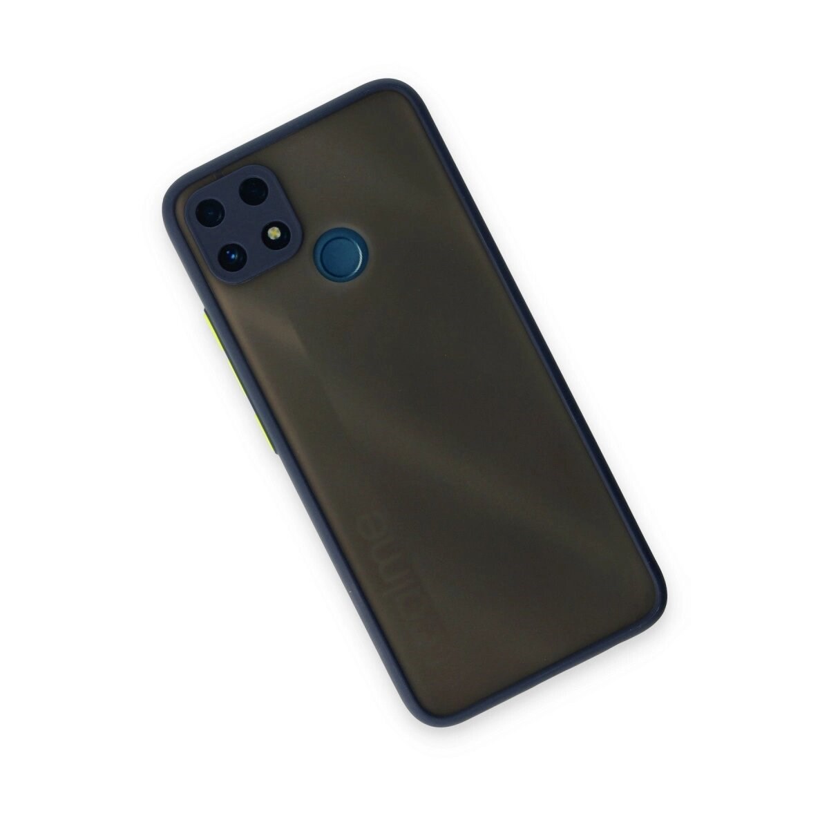 Realme C25 Kılıf Montreal Silikon Kapak - Lacivert