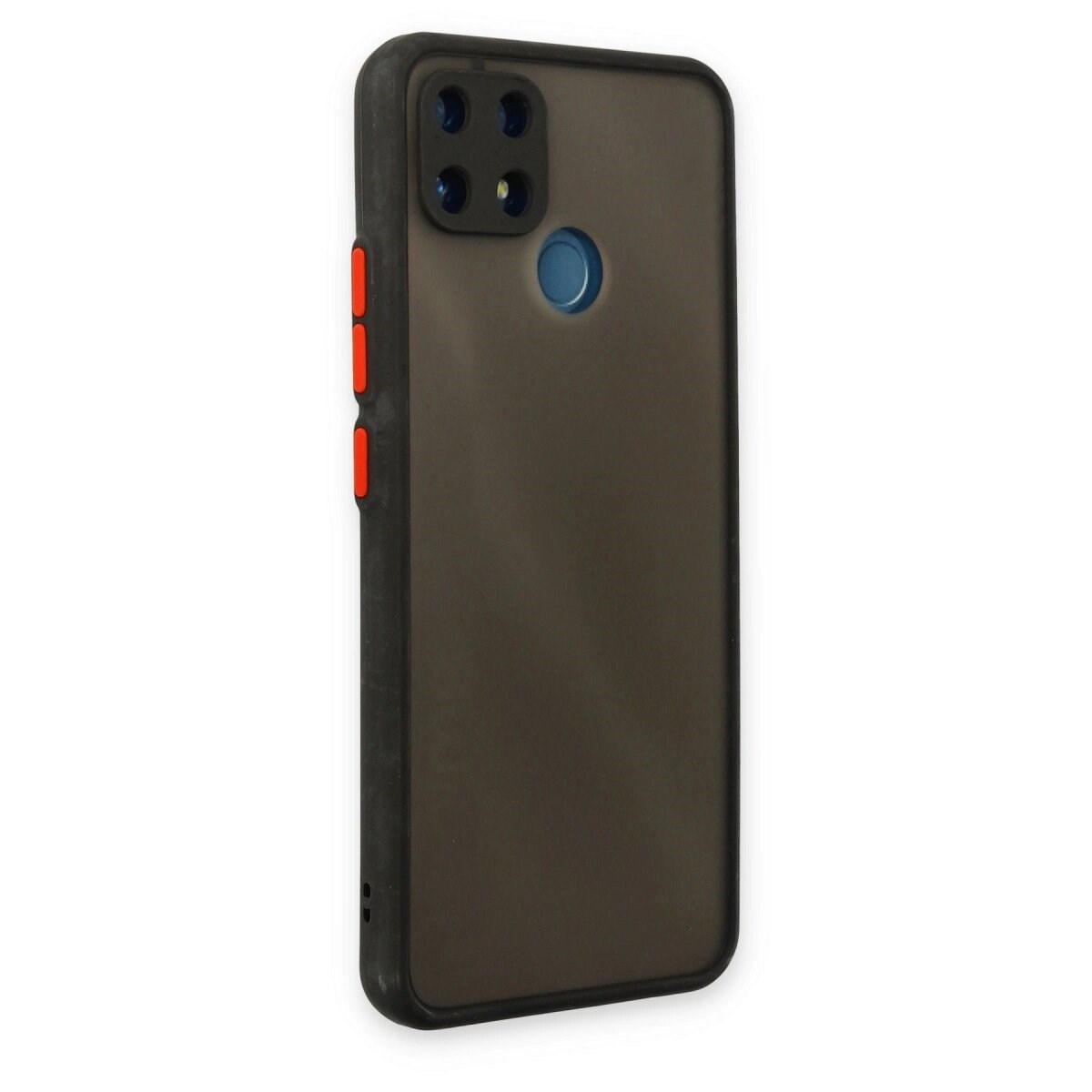 Realme C25 Kılıf Montreal Silikon Kapak - Siyah