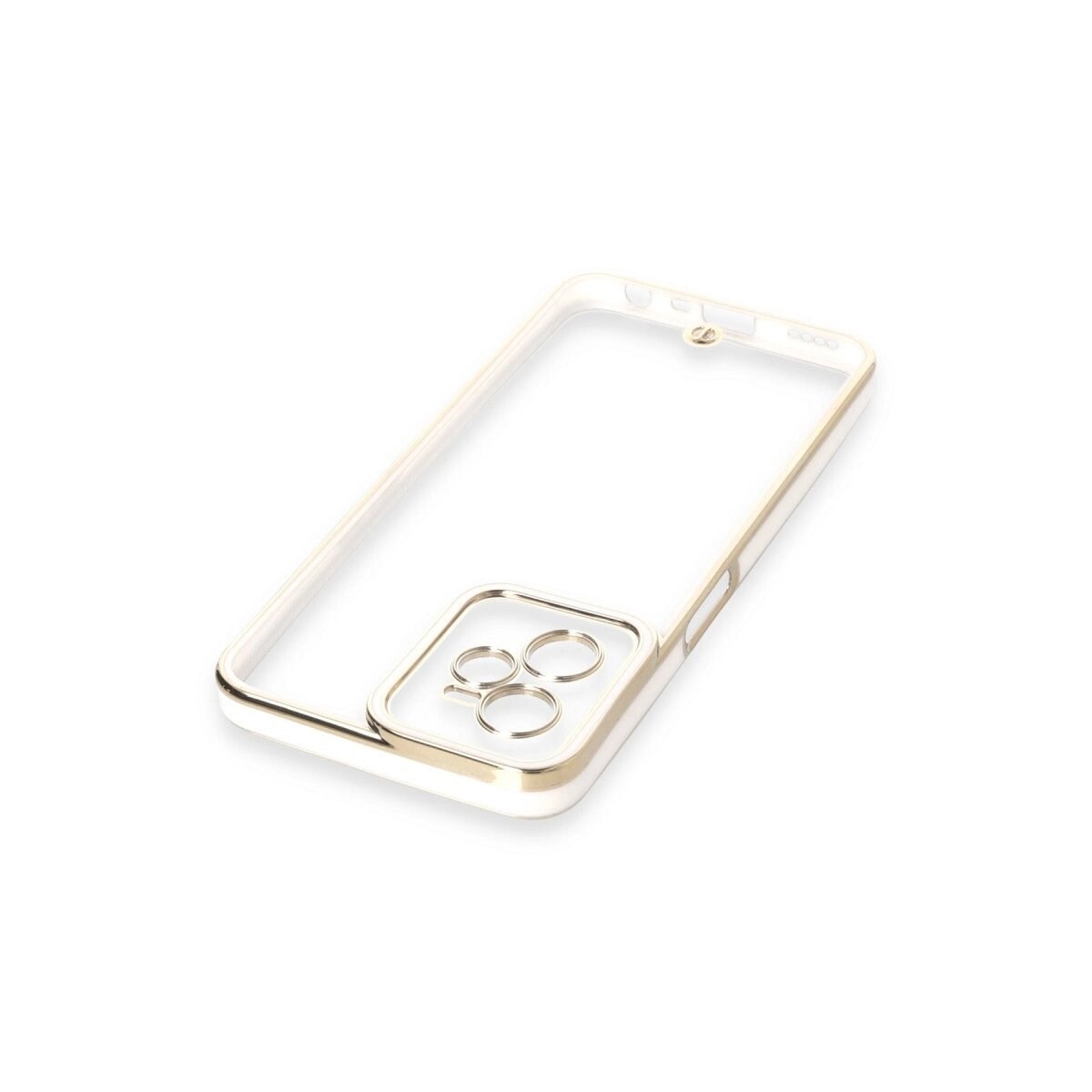 Realme C35 Kılıf Liva Lens Silikon - Beyaz