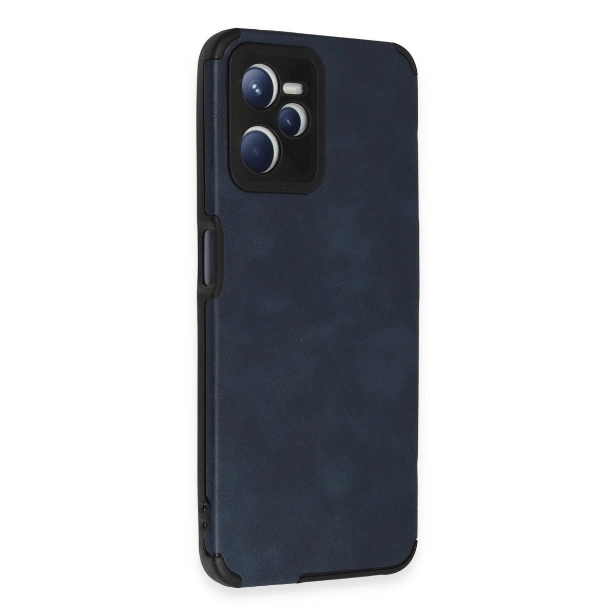 Realme C35 Kılıf Loop Deri Silikon - Lacivert
