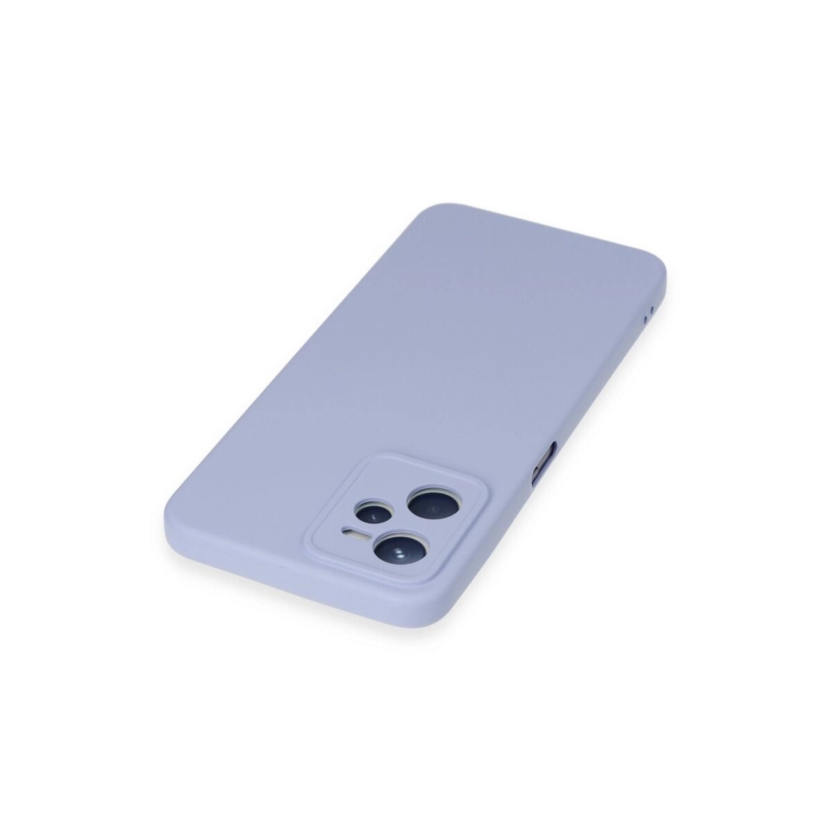 Realme C35 Kılıf Nano İçi Kadife Silikon - Lila