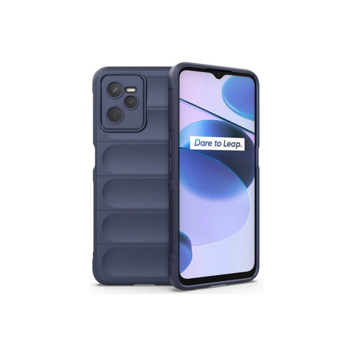 Realme C35 Kılıf Optimum Silikon - Lacivert