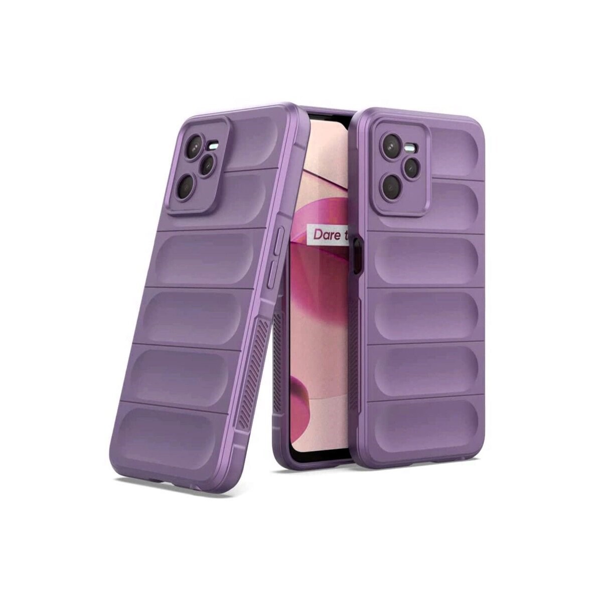 Realme C35 Kılıf Optimum Silikon - Mor