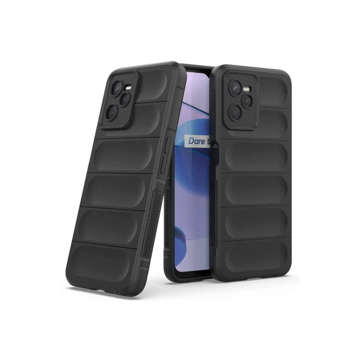 Realme C35 Kılıf Optimum Silikon - Siyah