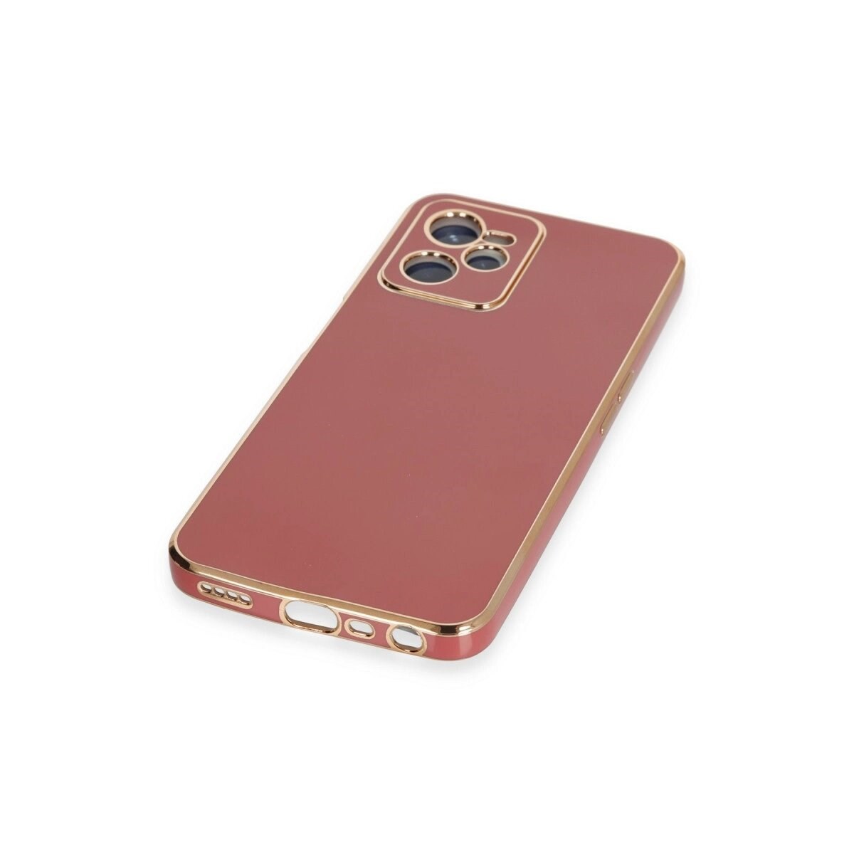 Realme C35 Kılıf Volet Silikon - Kırmızı