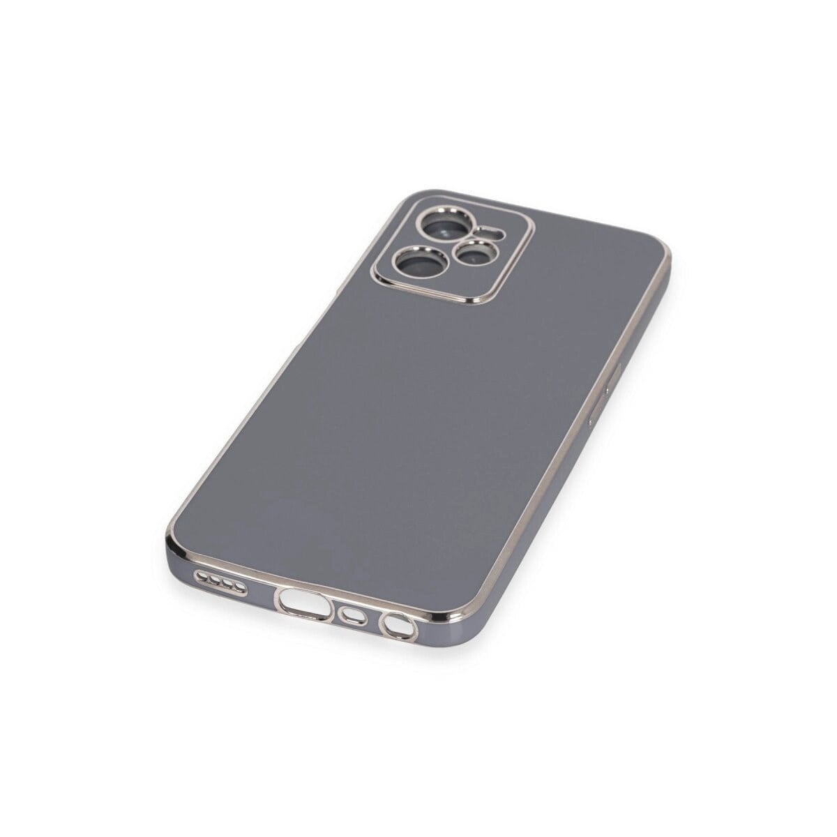 Realme C35 Kılıf Volet Silikon - Mavi