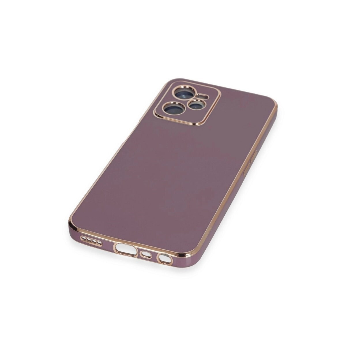 Realme C35 Kılıf Volet Silikon - Mor