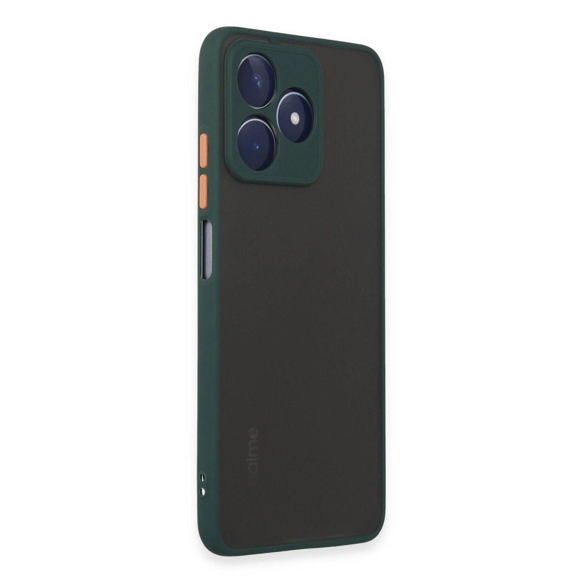 Realme C53 Kılıf Montreal Silikon Kapak - Yeşil