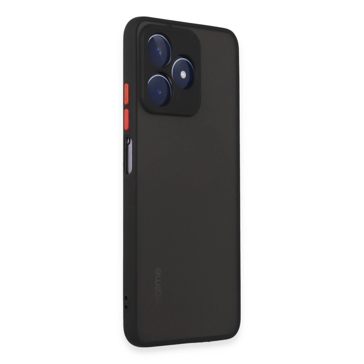 Realme C53 Kılıf Montreal Silikon Kapak - Siyah