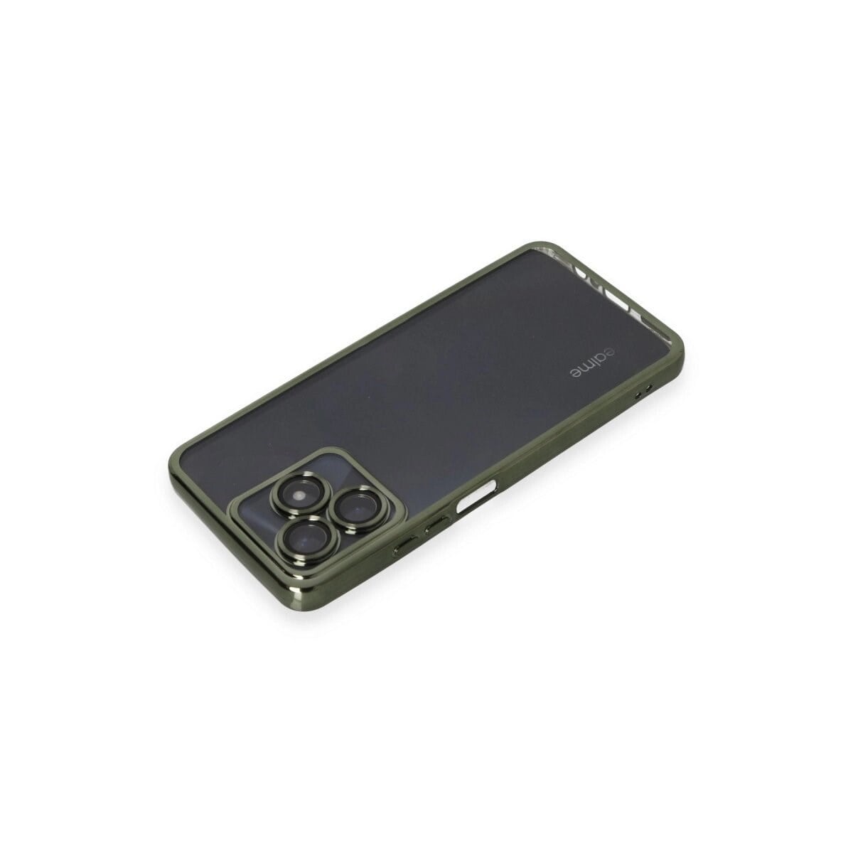 Realme C53 Kılıf Razer Lensli Silikon - Yeşil