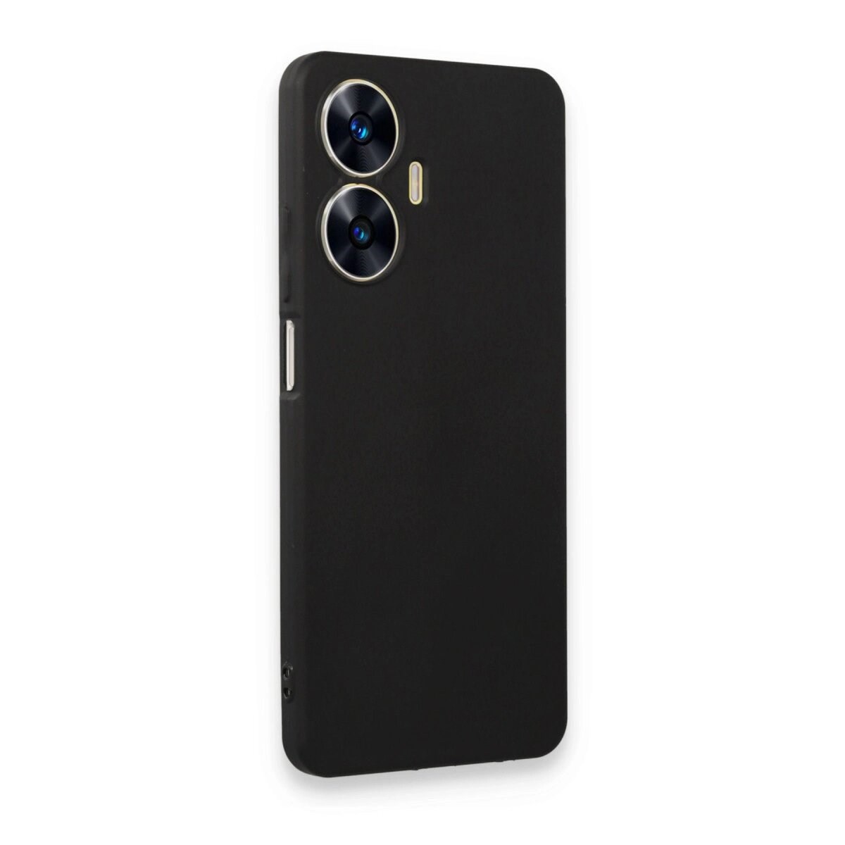 Realme C55 Kılıf First Silikon - Siyah