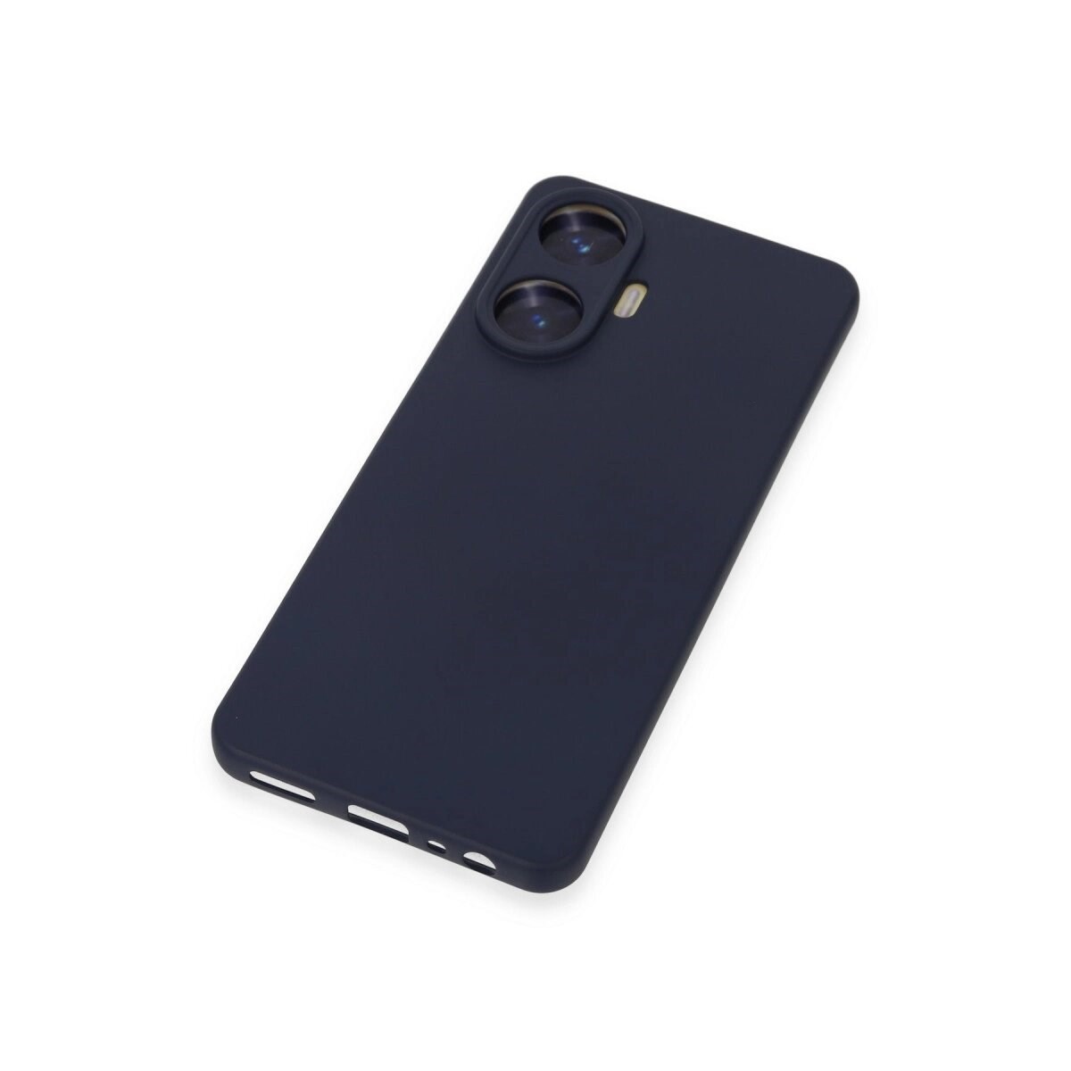 Realme C55 Kılıf Nano İçi Kadife Silikon - Mor