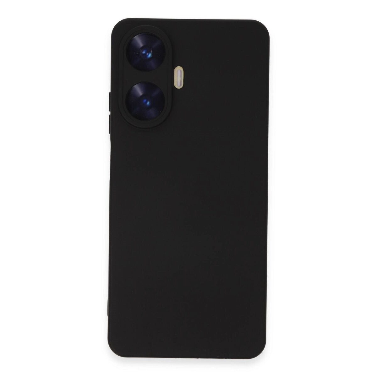 Realme C55 Kılıf Nano İçi Kadife Silikon - Siyah