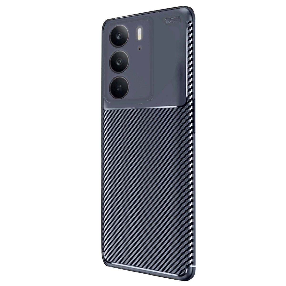 Realme C75 4g Auto Focus Karbon Kapak - Lacivert