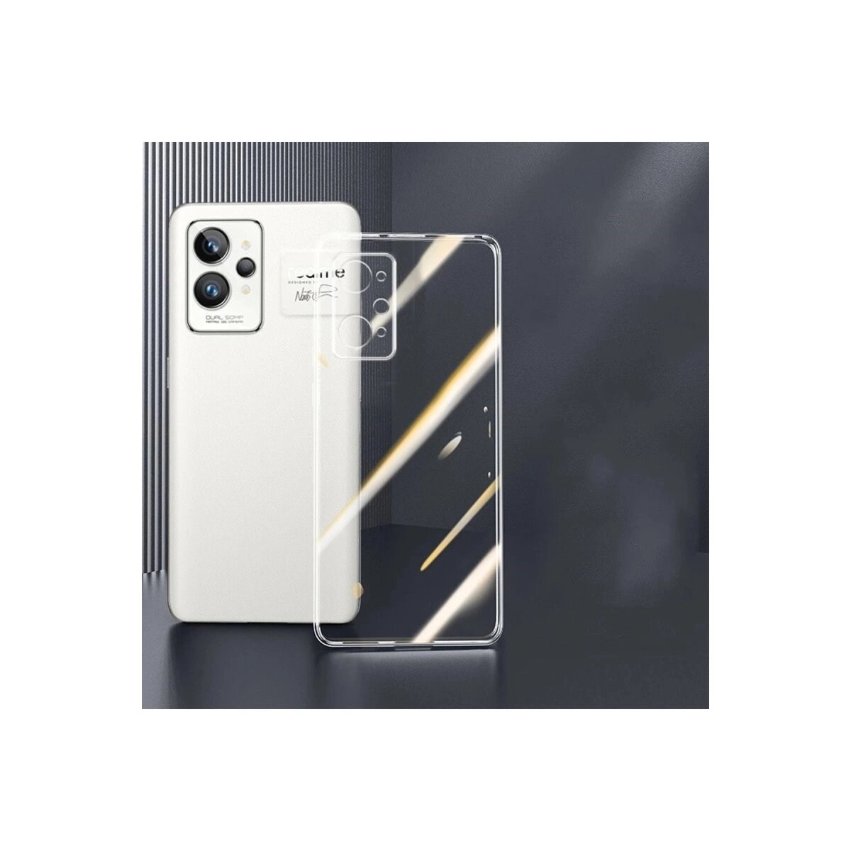 Realme Gt2 5g Kılıf Lüx Şeffaf Silikon