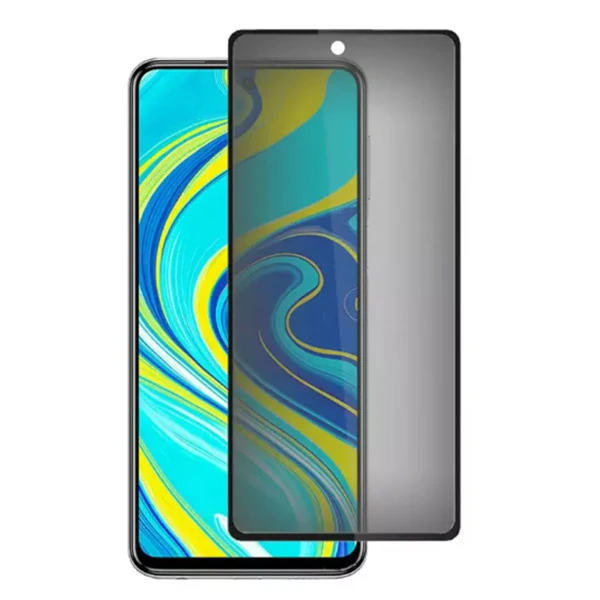 Redmi Note 9S / Note 9 Pro 3D Full Privacy Gizlilik Cam Ekran Koruyucu-(1903)