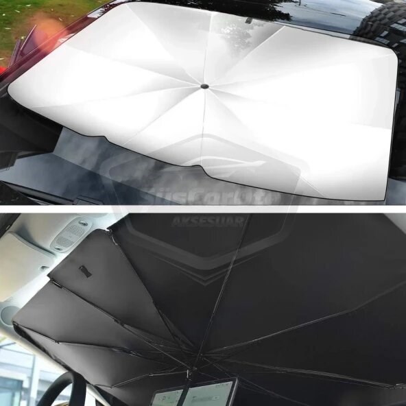 Renault Symbol, Dacia Sandero, Opel Corsa, Ford Ka, Peugeot 208 Uyumlu Oto Şemsiye