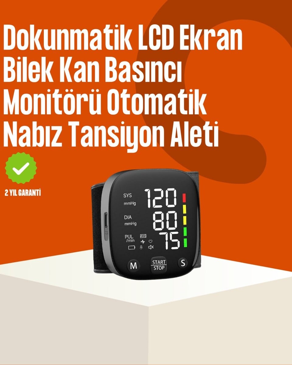 Renkli Risk Göstergeli Tansiyon Aleti